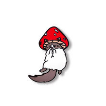Load image into Gallery viewer, Ragdoll Mushroom Cat Pin
