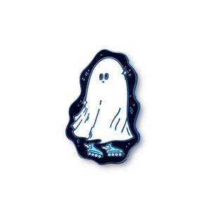 Skate Ghost Pin