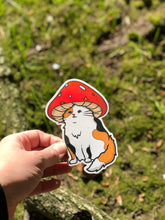 Load image into Gallery viewer, Calico Mushroom Cat Sticker
